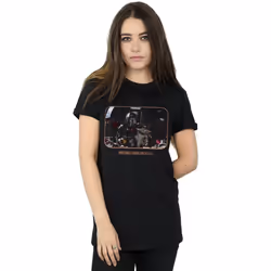 Star Wars - T-shirt THE MANDALORIAN PRECIOUS CARGO - Femme (Noir)