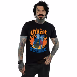Disney - T-shirt ONWARD LET THE QUEST BEGIN - Homme (Noir)