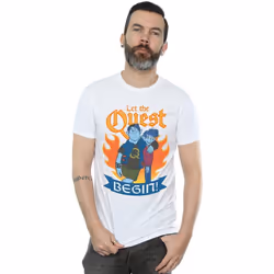 Disney - T-shirt ONWARD LET THE QUEST BEGIN - Homme (Blanc)