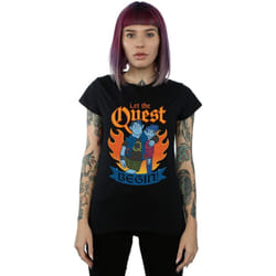 Disney - T-shirt ONWARD LET THE QUEST BEGIN - Femme (Noir)