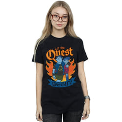 Disney - T-shirt ONWARD LET THE QUEST BEGIN - Femme (Noir)
