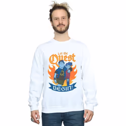 Disney - Sweat ONWARD LET THE QUEST BEGIN - Homme (Blanc)