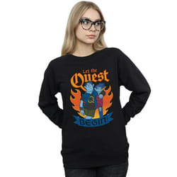 Disney - Sweat ONWARD LET THE QUEST BEGIN - Femme (Noir)