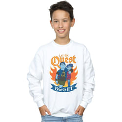 Disney - Sweat ONWARD LET THE QUEST BEGIN - Garçon (Blanc)