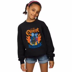 Disney - Sweat ONWARD LET THE QUEST BEGIN - Fille (Noir)