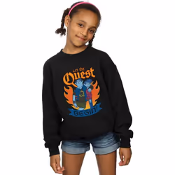 Disney - Sweat ONWARD LET THE QUEST BEGIN - Fille (Noir)