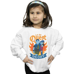 Disney - Sweat ONWARD LET THE QUEST BEGIN - Fille (Blanc)