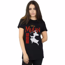 Disney - T-shirt - Femme (Noir)