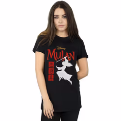 Disney - T-shirt - Femme (Noir)