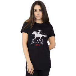 Disney - T-shirt - Femme (Noir)
