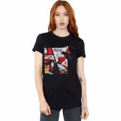 Disney - T-shirt - Femme (Noir)