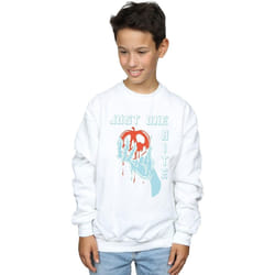 Disney - Sweat JUST ONE BITE - Garçon (Blanc)