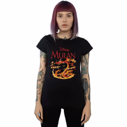 Disney - T-shirt DRAGON FIRE - Femme (Noir)