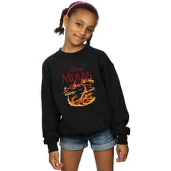 Disney - Sweat DRAGON FIRE - Fille (Noir)