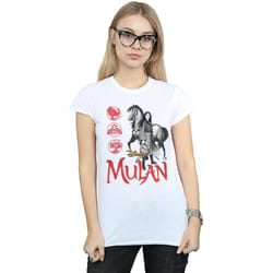 Disney - T-shirt - Femme (Blanc)