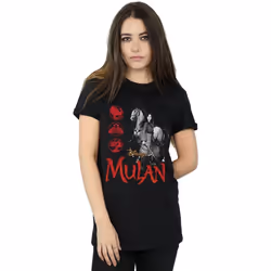 Disney - T-shirt - Femme (Noir)