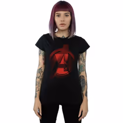 Marvel - T-shirt AVENGERS - Femme (Noir)