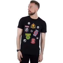 Marvel - T-shirt AVENGERS - Homme (Noir)
