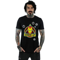 Marvel - T-shirt ARMOR UP - Homme (Noir)