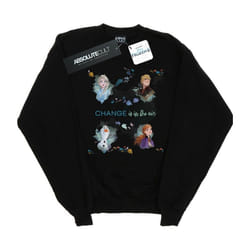 Disney - Sweat FROZEN CHANGE IS IN THE AIR - Garçon (Noir)