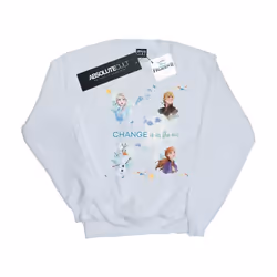 Disney - Sweat FROZEN CHANGE IS IN THE AIR - Garçon (Blanc)