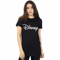 Disney - T-shirt - Femme (Noir)