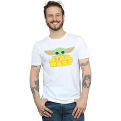 Star Wars - T-shirt THE MANDALORIAN THE CHILD - Homme (Blanc)