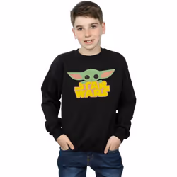 Star Wars - Sweat THE MANDALORIAN THE CHILD - Garçon (Noir)