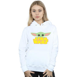 Star Wars - Sweat à capuche THE MANDALORIAN THE CHILD - Femme (Blanc)
