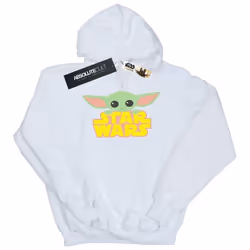 Star Wars - Sweat à capuche THE MANDALORIAN THE CHILD - Garçon (Blanc)