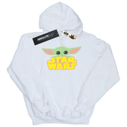 Star Wars - Sweat à capuche THE MANDALORIAN THE CHILD - Garçon (Blanc)