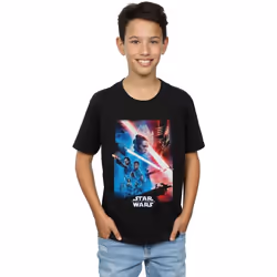 Star Wars - T-shirt THE RISE OF SKYWALKER - Garçon (Noir)