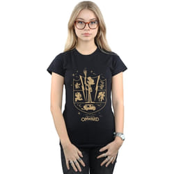 Disney - T-shirt ONWARD - Femme (Noir)