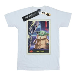 Star Wars - T-shirt THE MANDALORIAN THE CHILD - Garçon (Blanc)