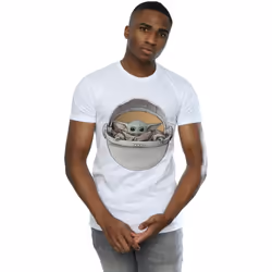 Star Wars - T-shirt THE MANDALORIAN THE CHILD - Homme (Blanc)