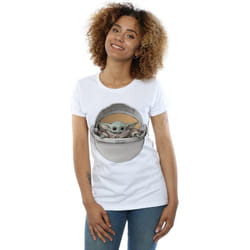 Star Wars - T-shirt THE MANDALORIAN THE CHILD - Femme (Blanc)