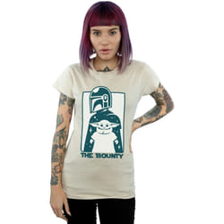 Star Wars - T-shirt THE MANDALORIAN THE BOUNTY - Femme (Sable)