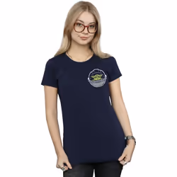 Star Wars - T-shirt THE MANDALORIAN THE CHILD - Femme (Bleu marine)