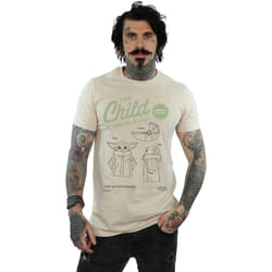 Star Wars - T-shirt THE MANDALORIAN THE CHILD FIGURE - Homme (Sable)