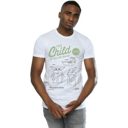 Star Wars - T-shirt THE MANDALORIAN THE CHILD FIGURE - Homme (Blanc)