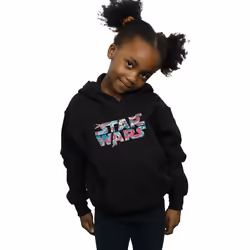 Star Wars - Sweat à capuche - Fille (Noir)