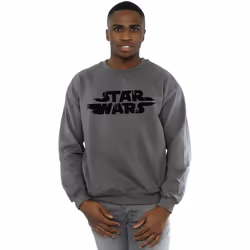 Star Wars - Sweat ROUGH - Homme (Charbon)