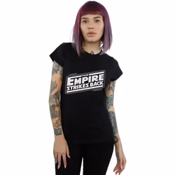 Star Wars - T-shirt THE EMPIRE STRIKES BACK - Femme (Noir)