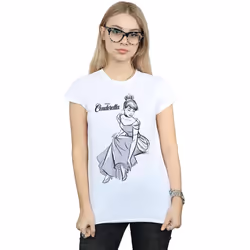 Disney - T-shirt - Femme (Blanc)