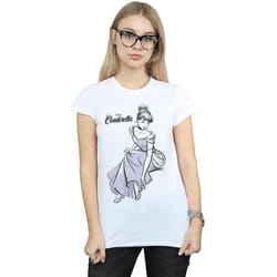 Disney - T-shirt - Femme (Blanc)