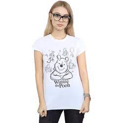 Disney - T-shirt - Femme (Blanc)