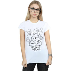 Disney - T-shirt - Femme (Blanc)