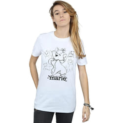 Disney - T-shirt - Femme (Blanc)