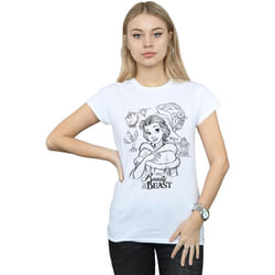 Disney - T-shirt BEAUTY AND THE BEAST - Femme (Blanc)