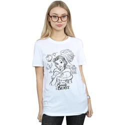 Disney - T-shirt BEAUTY AND THE BEAST - Femme (Blanc)